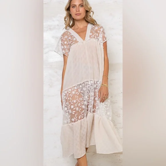 #151 Sale! POL Lace Detail Dress - Picture 4 of 6